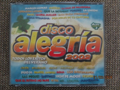 DISCO ALEGRIA 2002 (4 x CD)
