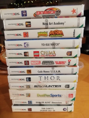 Nintendo 3ds pelit, uusia muoveisaan. ALE!
