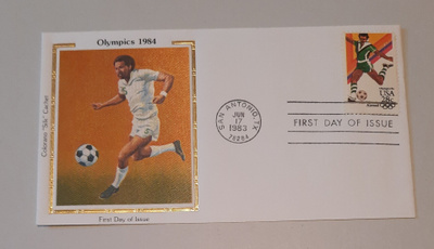 USA FDC Olympic 1984 Colorano "Silk"