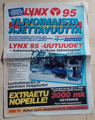 Lynx : Lynx -lehti vuodelta 1994