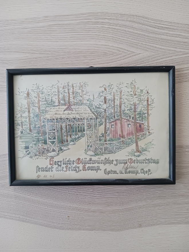 Sodanaikainen saksalainen -taulu 1943