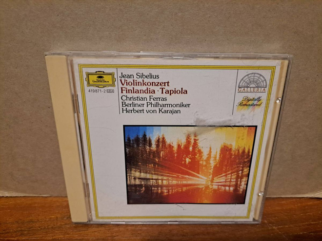 Sibelius:Violinkonzert,Tapiola,Finlandia-Ferras,KarajanCD