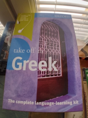 4cd kielikurssi OXFORD take Off in Greek + oppikirja ( SIS P