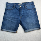 GUESS miesten farkkushortsit, sininen denim, uudet, koko L - pikkukuva 1