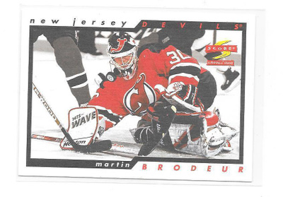 1996-97 Score Golden Blades # Martin Brodeur New Jersey