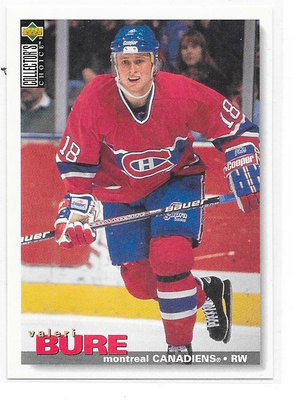 1995-96 Collector`s Choice #119 Valeri Bure Montreal