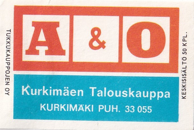 Kurkimäki. Kurkimäen Talouskauppa  A&O, b424