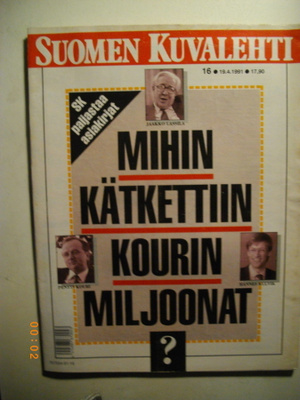 Suomen Kuvalehti Nro 16/1991 (29.12)