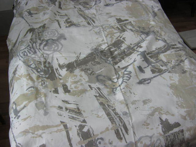 Puuvillakangas pit. 195 cm, lev. 148 cm