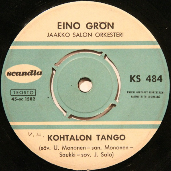 7” SINGLE Eino Grön - Kohtalon Tango