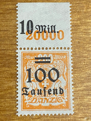 SAKSA DANZIG 1923 MERKKI**
