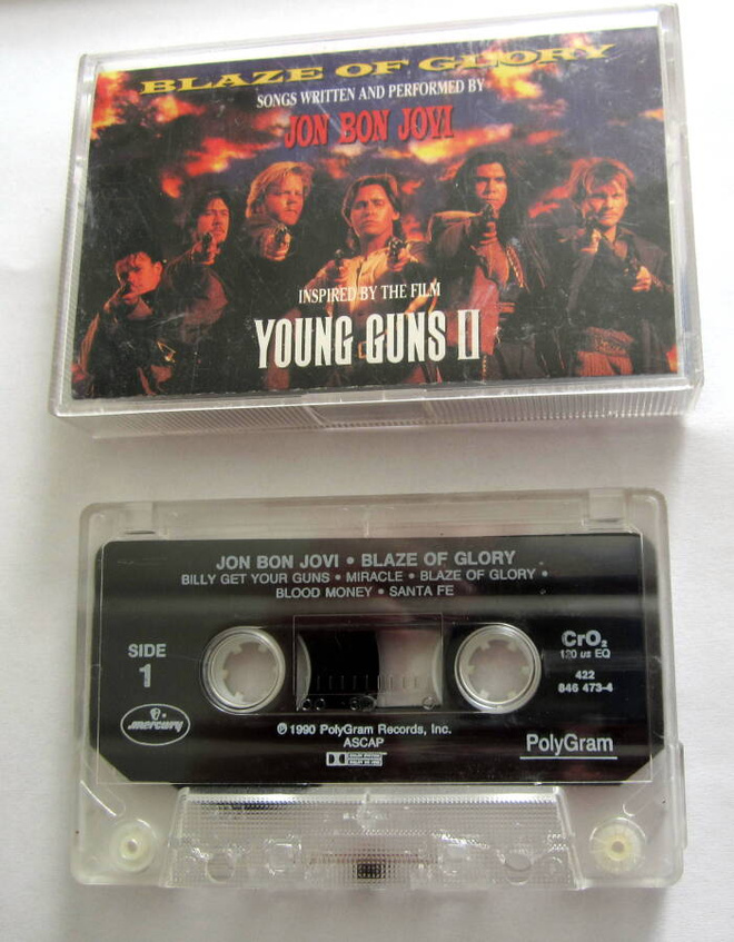 Jon BON JOVI Blaze of Glory C-KASETTI 1990