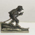 Hiihtäjä figuuri Haugrud pewter Norway - pikkukuva 3