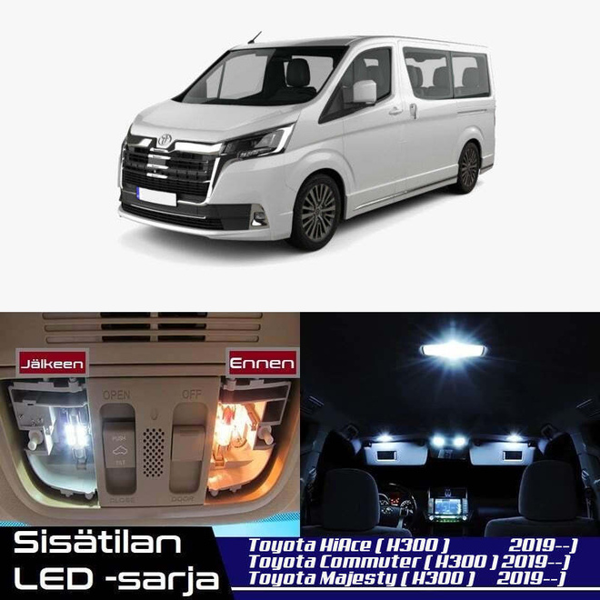 Toyota Commuter / Majesty (H300) Sisätilan LED-s