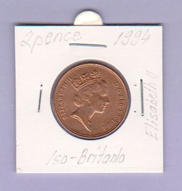 Iso-Britania 2 Pence v.1994 KM#936a