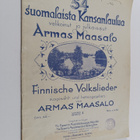 Armas Maasalo : 54 suomalaista kansanlaulua = 54 finnisch... - pikkukuva 1