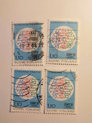 Postimerkki Liikenne CEMT 81