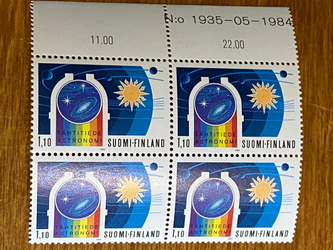 HELSINGIN OBSERVATORIO 150 VUOTTA NELIÖ NUMERO MARGINAALILLA