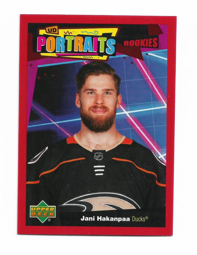 2020-21 Upper Deck Portraits Red #P-100 Jani Hakanpää
