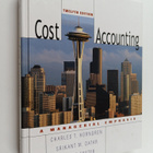 Charles T. Horngren : Cost accounting : a managerial emph... - pikkukuva 1