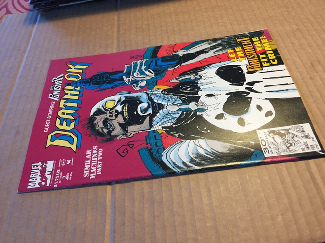 MARVEL DEATHLOK THE PUNISHER 7/1992 HYVÄ