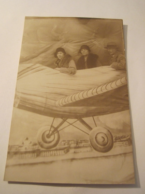 VANHA Valokuva Helsinki Lentokone ym 1920-luku