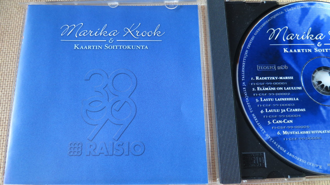 Marika Krook & Kaartin Soittokunta CD