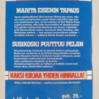 Mauri Sariola : Marita Eisenin tapaus ; Susikoski puuttuu... - pikkukuva 2