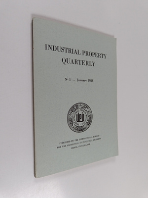 Industrial property quarterly Nr. 1 - January 1958