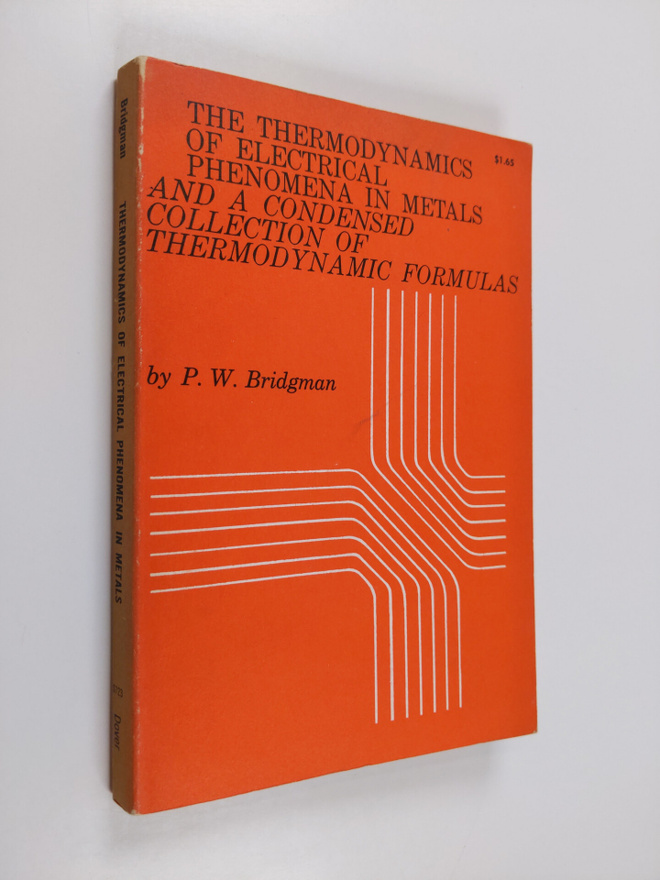 P. W. Bridgman : The thermodynamics of electrical phenome...