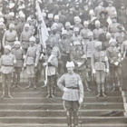 VANHA Valokuva Mannerheim Kenraalit Paraati 1918 - pikkukuva 2