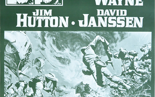 Elokuvajuliste: Vihreät Baretit (John Wayne)
