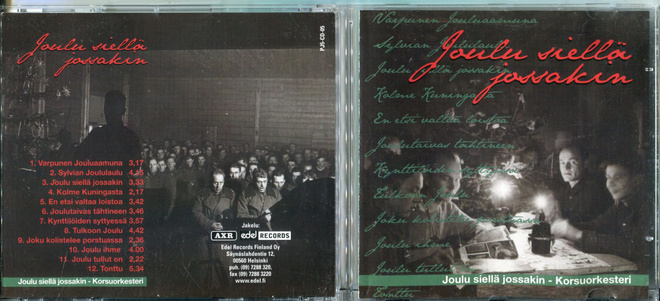 KORSUORKESTERI - JOULU CD-LEVY . JOULU SIELLÄ JOSSAKIN