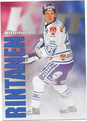 1998-99 CardSet Maajoukkue #38of47 Kimmo Rintanen TPS