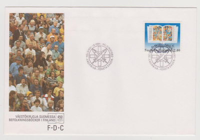 FDC 1994 Väestökirjoja Suomessa