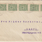 1917 5x5p Kotkamerkit kirjeessä Lahteen - pikkukuva 1