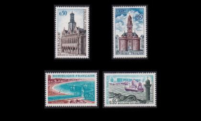 Ranska 1591-4 ** Turismi (1967)