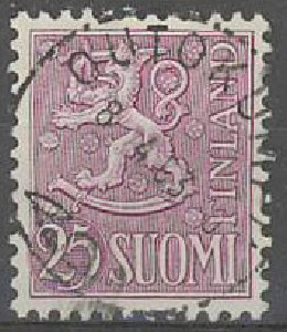 M54 1959 25 (mk) violetti kaunis OUTOKUMPU-63