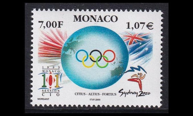 Monaco 2498 ** Kesäolympialaiset Sydney (2000)