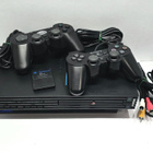 PS2 konsoli + 2 ohjainta + muistikortti [3] - pikkukuva 1