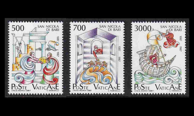 Vatikaani 934-6 ** Pyhän Nikolauksen pyhäinjäännösten s