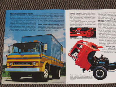 1979 Chevrolet Tilt Cab kuorma-auto esite -