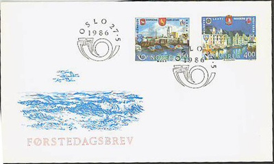 Norja Mi 948-9 FDC