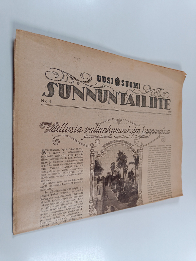 Uusi Suomi sunnuntailiite 6/1927