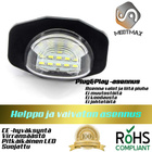 Toyota LED rekisterikilven valot — kirkkaan valkoinen 6000 - pikkukuva 1
