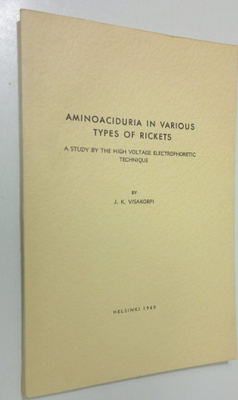 J.K. Visakorpi : Aminoaciduria in various types of rickets