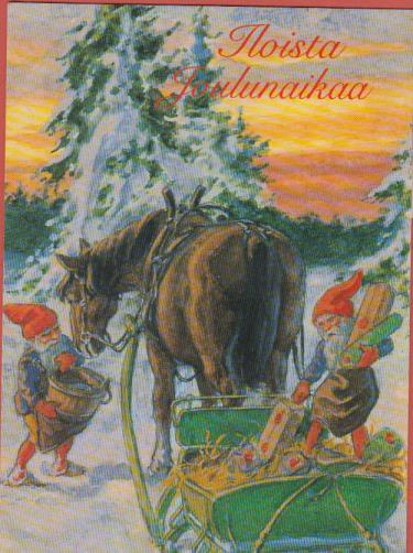Curt Nyström Tontut pakkaavat lahjarekeä