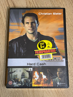 HARD CASH - DVD (uusi) - CHRISTIAN SLATER - VAL KILMER