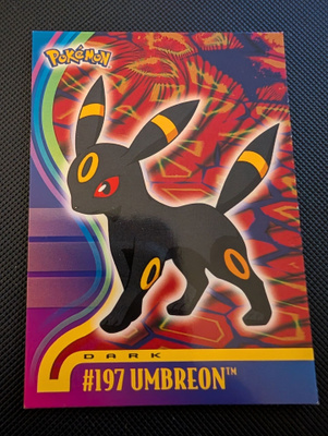Umbreon Pokemon Topps Johto