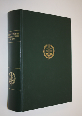 Paula Leisten : Oikeuskäytäntö kirjallisuudessa 1926-1978...
